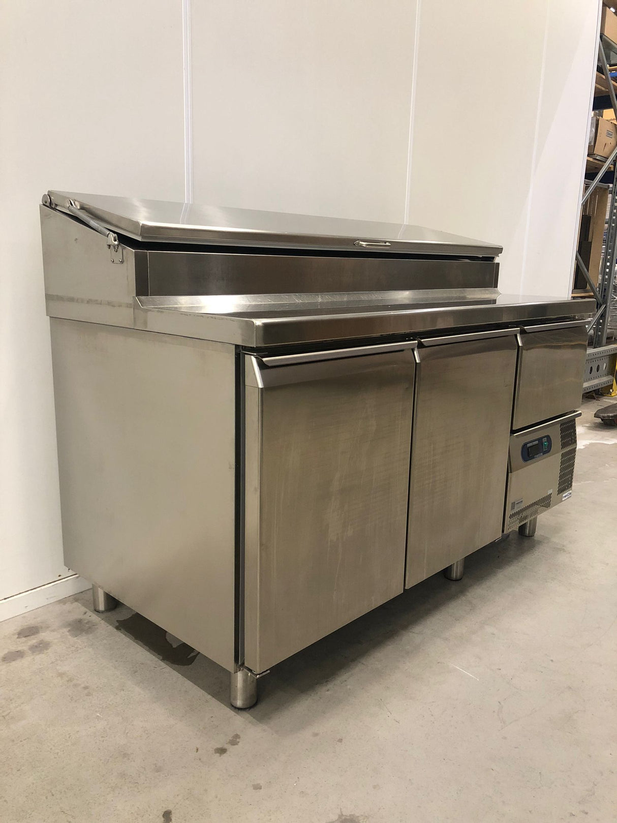 Koelwerkbank Quickmaster 3M=L1630, 2 1/2 deurs, stekkerklaar