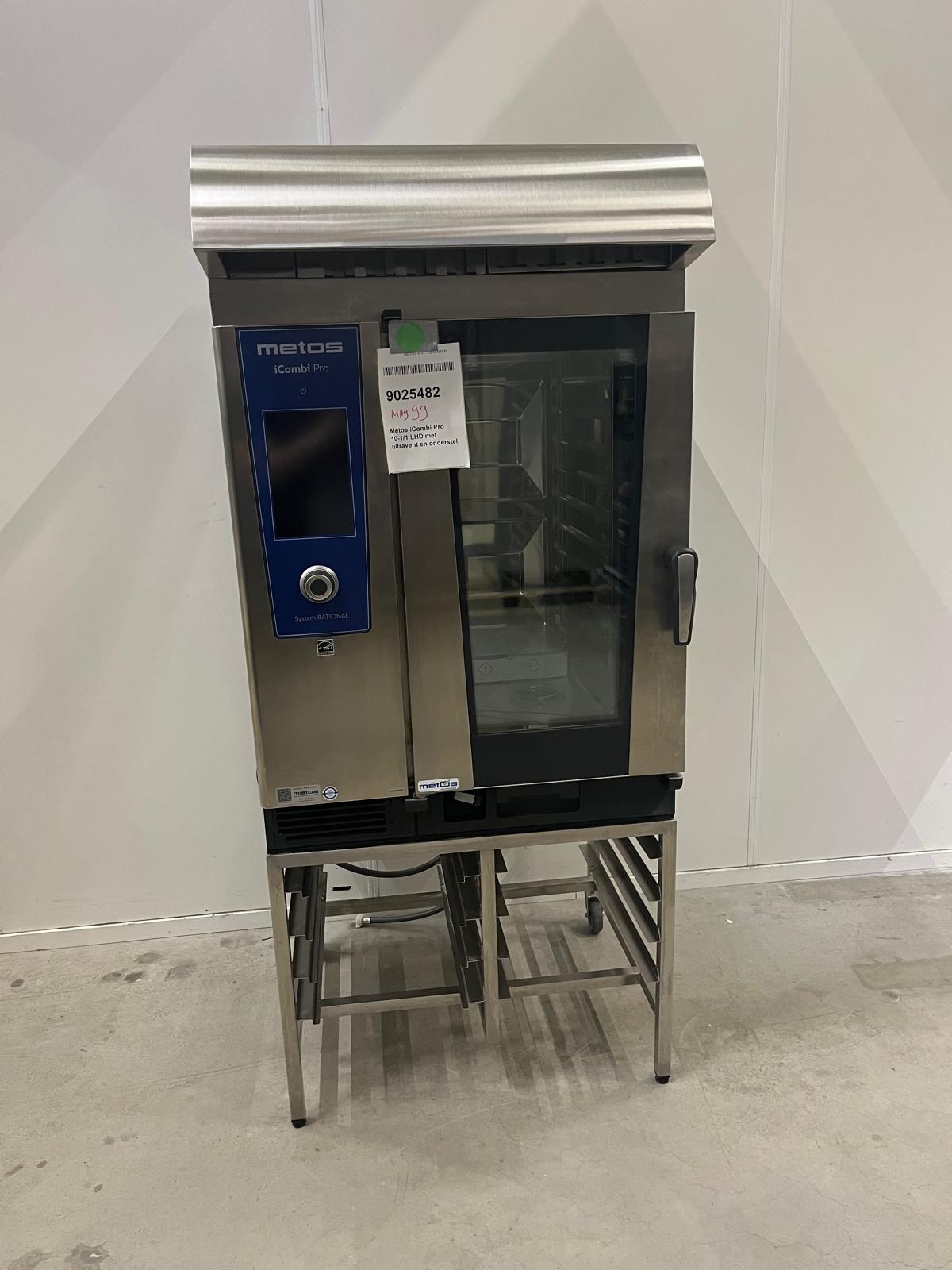 Metos iCombi Pro 10-1/1 LHD met ultravent en onderstel