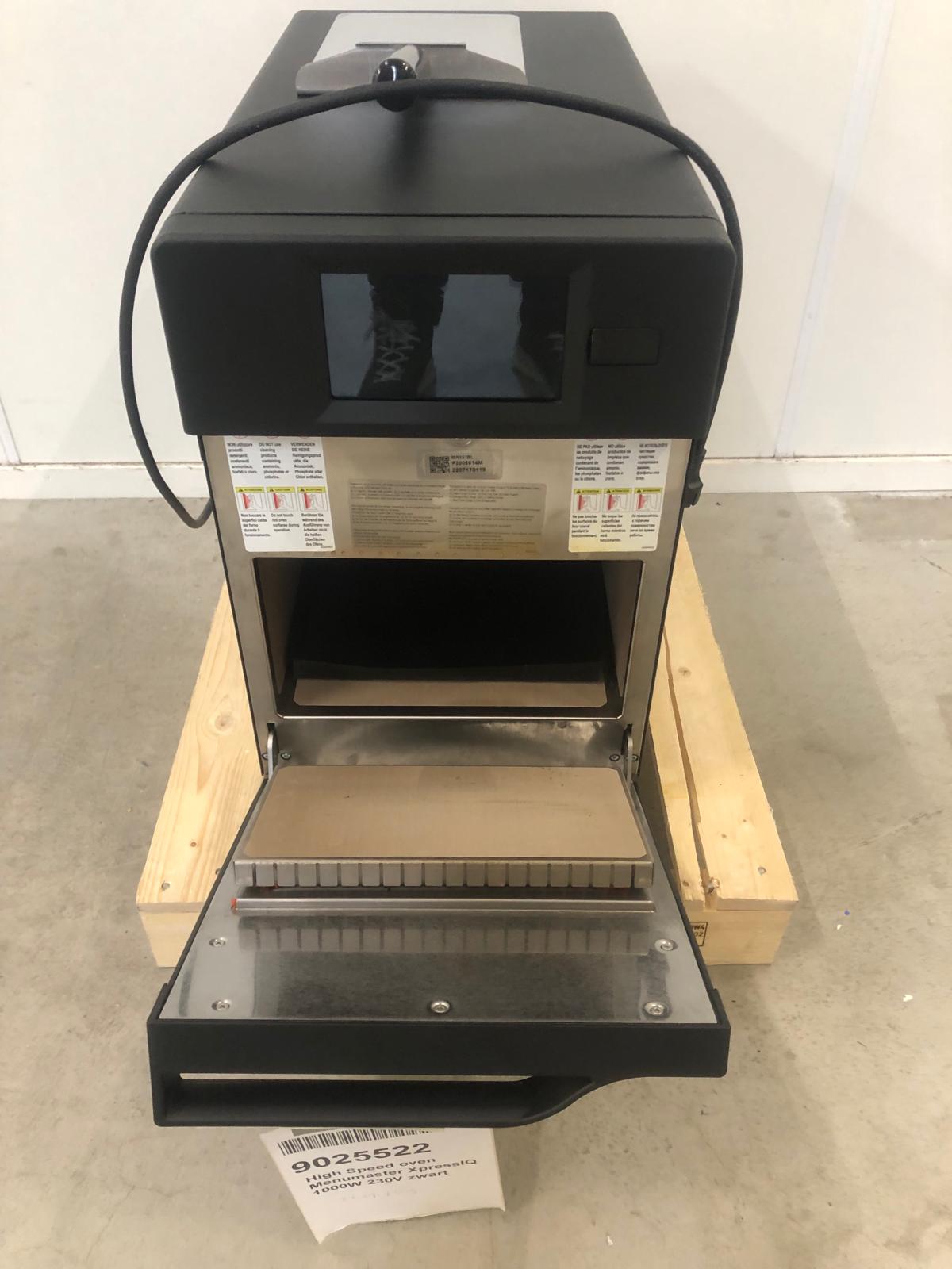 High Speed oven Menumaster XpressIQ 1000W 230V zwart