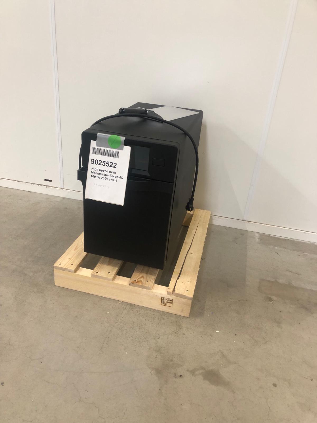 High Speed oven Menumaster XpressIQ 1000W 230V zwart