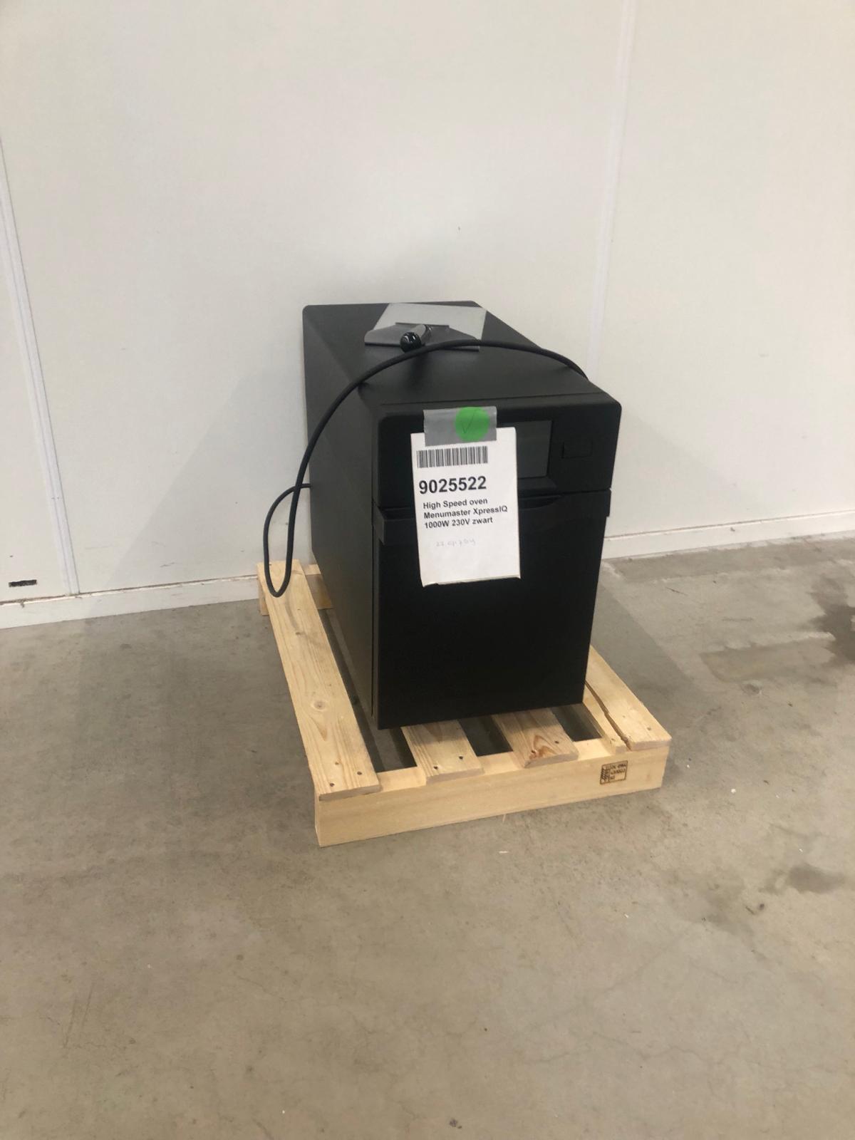 High Speed oven Menumaster XpressIQ 1000W 230V zwart