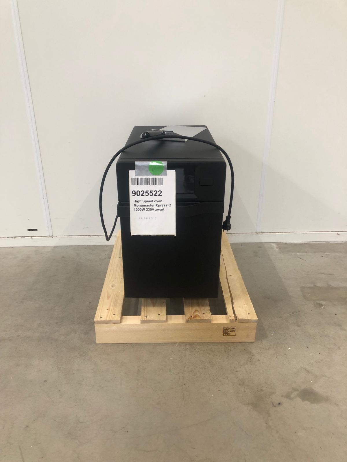High Speed oven Menumaster XpressIQ 1000W 230V zwart